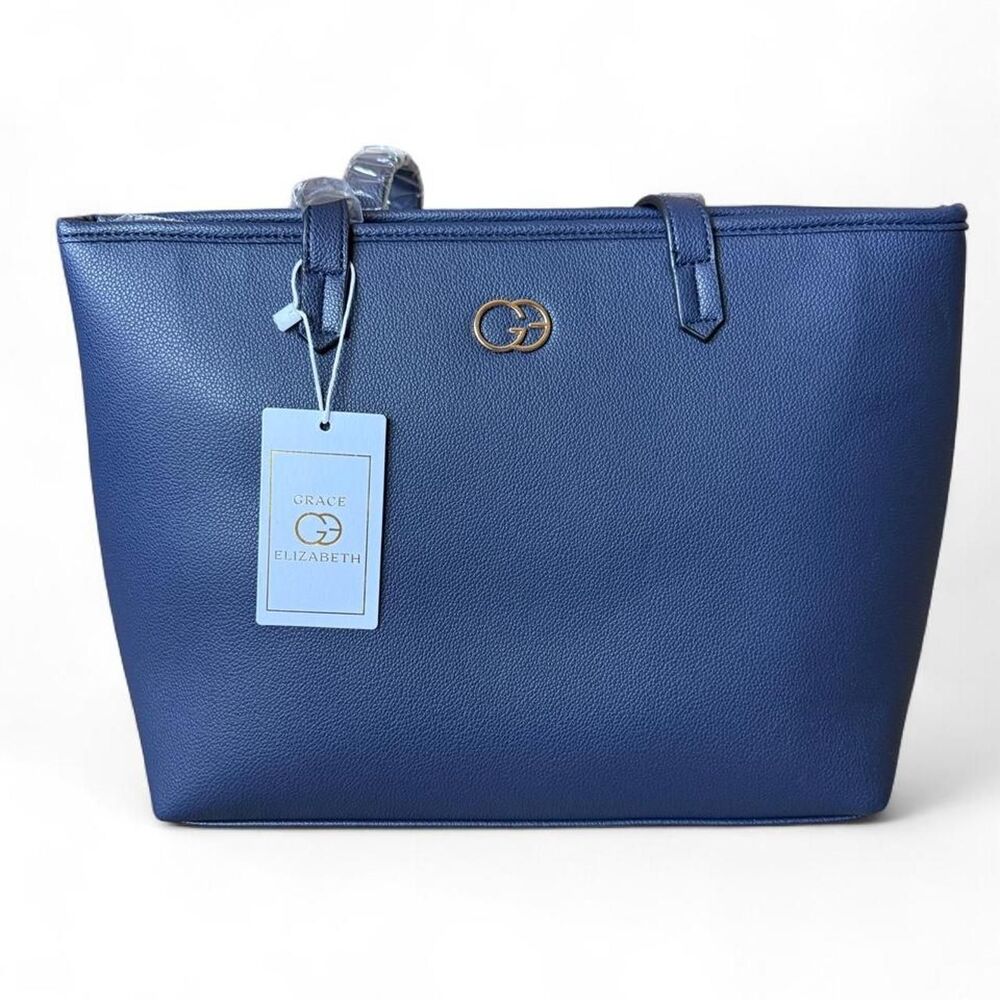 Unbranded Women's Blue and Navy Bag